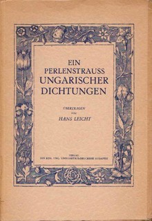 Ein Perlenstrauss Ungarischer Dichtungen (Magyar költemények egy csokorban )