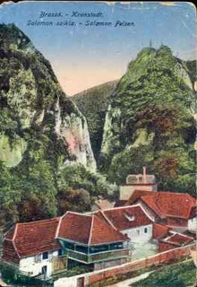 Brassó / Kronstadt / Brașov 1910 előtt  --Salamon szikla