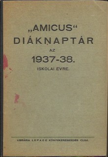 Amicus diáknaptár az 1937-38. iskolai évre