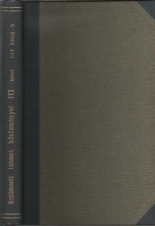 A m. kir. Központi Szőlészeti Kísérleti Állomás és Ampelologiai Intézet közleményei 1903 I-XXI táblával