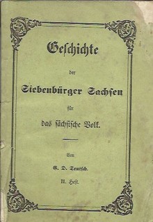 Geschichte der Siebenbürger Sachsen für das sächsische Volk II. (első kiadás)