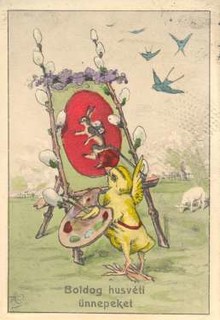 képeslap-Boldog húsvéti ünnepeket