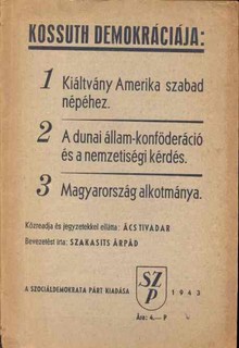 Kiáltvány Amerika szabad népeihez, A dunai állam-konföderáció és a nemzetiségi kérdés  Magyarországon