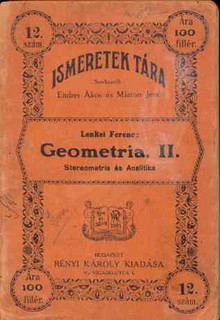 Geometria II. (Stereometria és Analitika)